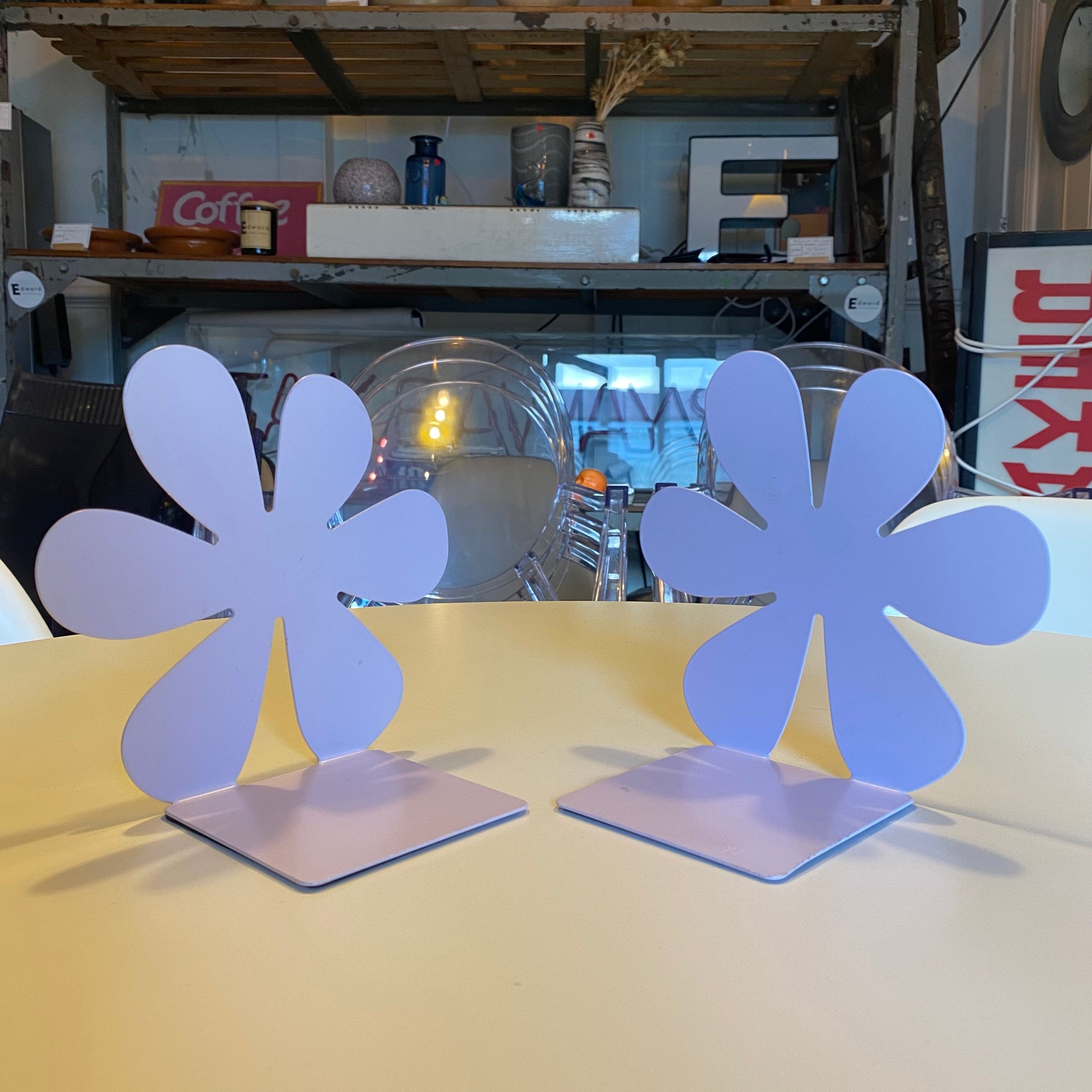 Flower Bookends