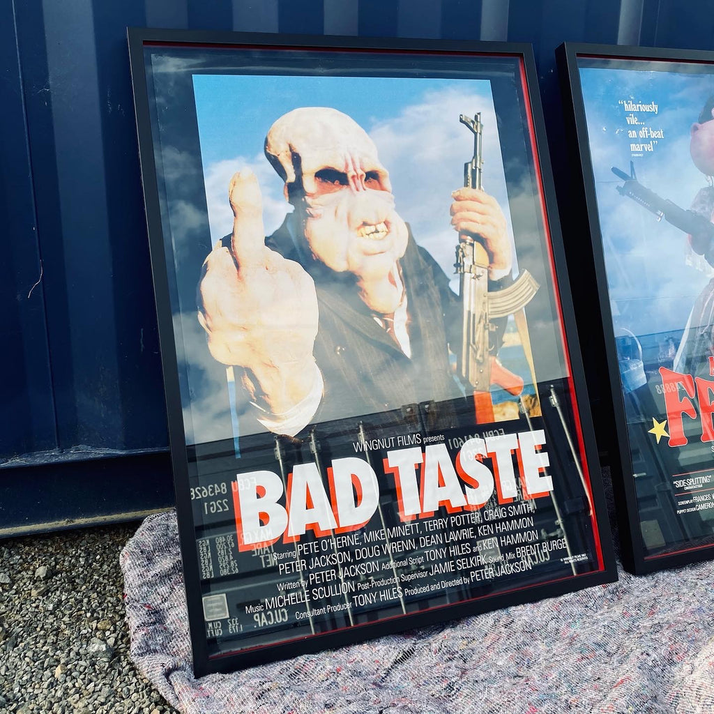 Bad Taste Movie Poster Bad Taste/Meet the Feebles Original Movie Posters – Storytellers Salvage